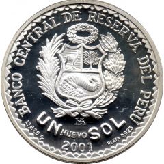 1 Nuevo Sol Sociedad Numismática del Perú