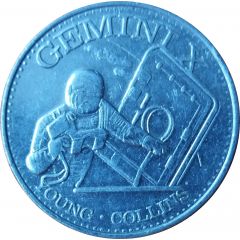 Shell Oil Token - Man In Space Gemini X