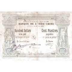 100 Dollars / 100 Piastres