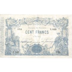 100 Francs - type 1862 black indexes