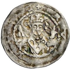 Denier - Rudolf I Nuremberg mint