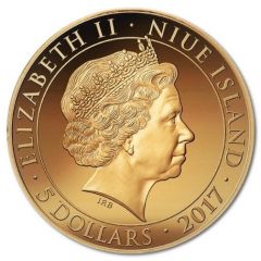 5 Dollars - Elizabeth II John F. Kennedy