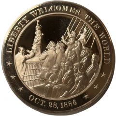 Medal - History of the United States Liberty Welcomes the World
