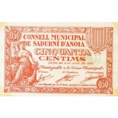 50 Céntimos Sadurní d`Anoia