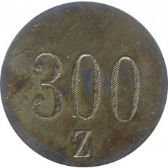 300 Pfennig Werth-Marke, Countermarked `Z`