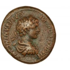 As - Caracalla COS LVD SAECVL FEC S C, Hercules, Bacchus, and Liber