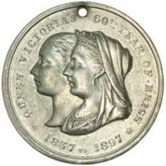 Medalet - Victoria Diamond Jubilee; Eaglehawk, silver