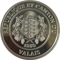 1 Farinet - Republic and Canton of Valais silver