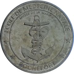 Tourist token - Médailles et Patrimoine - Rochefort - Ecole de médecine navale