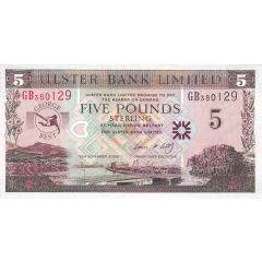5 Pounds Ulster Bank - George Best