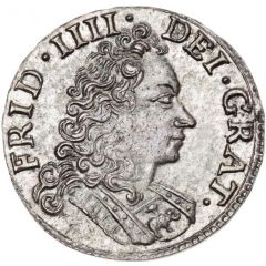 8 Skilling Dansk - Frederik IV Type II