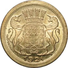 10 Centimes - Chambre de Commerce - Amiens [80] Gold plated Brass