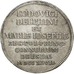 ⅔ Thaler - Frederick August II Marriage