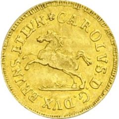 2 Pfennig - Charles I Gold pattern strike