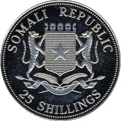 25 Shillings Black Rhinoceros