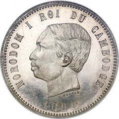 4 Francs - Norodom I