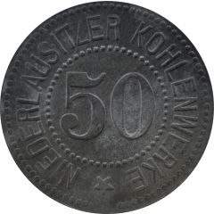 50 Pfennig - Berlin Niederlausitzer Kohlenwerke