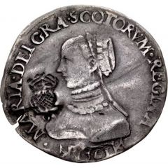 1/2 Testoon - Mary I 3rd Period, Countermark of 1578