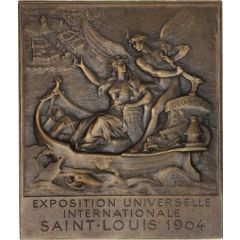 Plaquette - Participation of France at the 1904 St. Louis World’s Fair