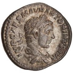 Denarius - Elagabalus P M TR P COS P P, Roma and Victory