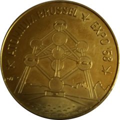 Token - Brussel Atomium Expo 58
