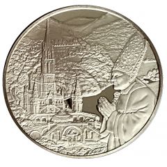 Medal - Pilgrimage of John Paul II to Lourdes