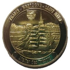 Tourist token - Atelier des Trésors - Bretagne - Saint-Malo cité corsaire