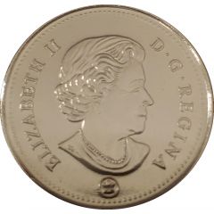 25 Cents - Elizabeth II Connecting Canada - Atlantic puffin