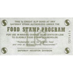 1 Cent - Safeway Stores Houston, Texas