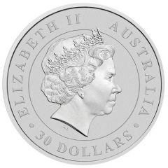 30 Dollars - Elizabeth II 4th Portrait - Koala - Silver Proof Coin