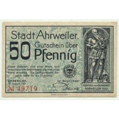50 Pfennig green issue
