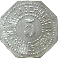5 Pfennigs - Crailsheim Wilh. Habermeier
