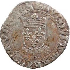 Douzain with porcupine - Louis XII