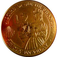 Monnaie de Paris Tourist Token - Le Puy en Velay Notre Dame de France