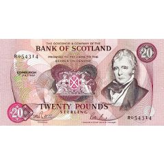 20 Pounds Bank of Scotland