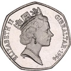 50 Pence - Elizabeth II Christmas