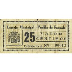 25 Céntimos Puebla de Farnals