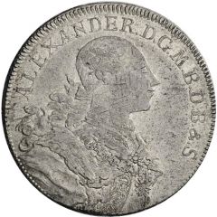 1 Thaler - Christian Frederick Charles Alexander