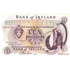 10 Pounds Bank of Ireland