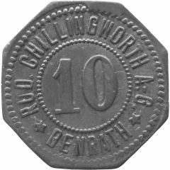 10 Pfennigs - Benrath Rud. Chillingworth A.G.