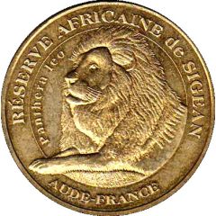 Tourist token - Monnaie de Paris Tourist Token - Sigean - African Reserve N°9 - The Lion in profile