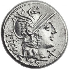 Denarius Sempronia: Lucius Sempronius Pitio, PITIO / L SEMP ROMA