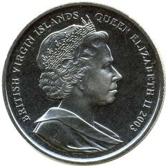 1 Dollar - Elizabeth II Matthew Parker - Archbishop of Canterbury