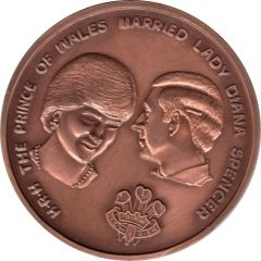 Medal - Royal Wedding 1981 Event Souvenir