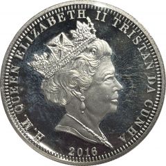 1 Crown - Elizabeth II Princess Charlotte 1st Birthday