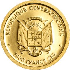 1000 Francs CFA Central African Red Colobus