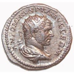 Antoninianus - Caracalla P M TR P XX COS IIII P P, Serapis