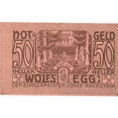 50 Heller Wolfsegg