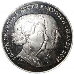 2 Pounds - Elizabeth II Diamond Wedding, Marriage Licence