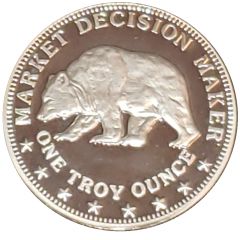 1 Troy Oz - Market Decision Maker Bear/Bull